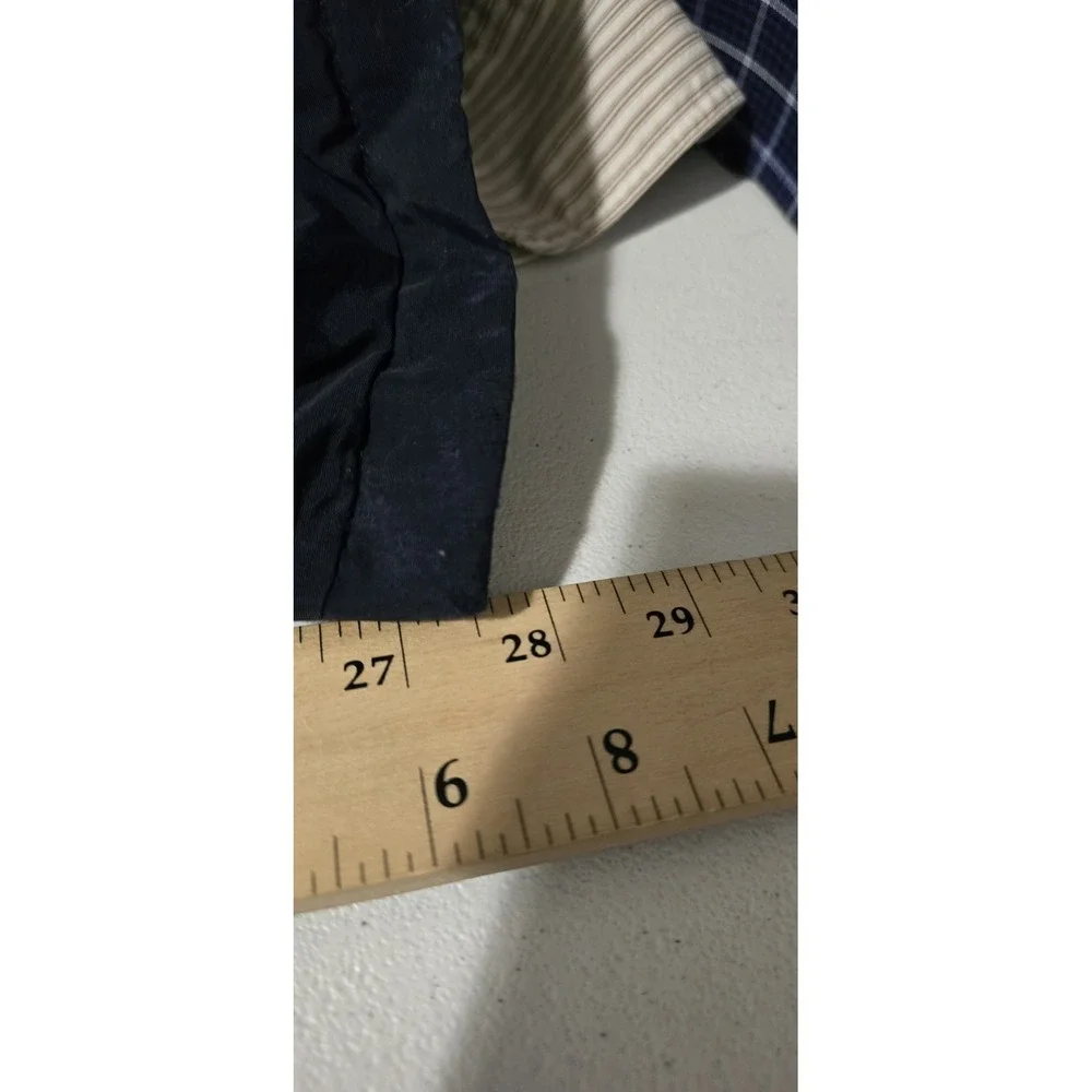 Lands End Youth SZ 12‎ Grow Alongs Bib Snow Ski Pants Blue Winter Zip Ankle Warm